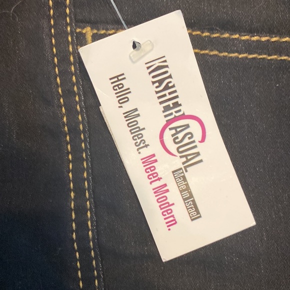 NWT Denim Maxi Skirt (straight) - Picture 6 of 7